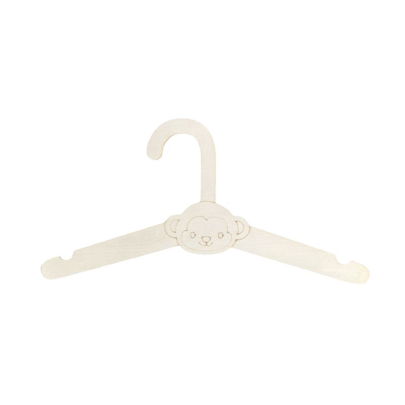 Baby Clothing Hanging Rack - ABVT-20PCS Niedlicher Holzkleiderbügel, Wandmontierter Mantelständer, Babykleidungsaufbewahrungsorganizer,