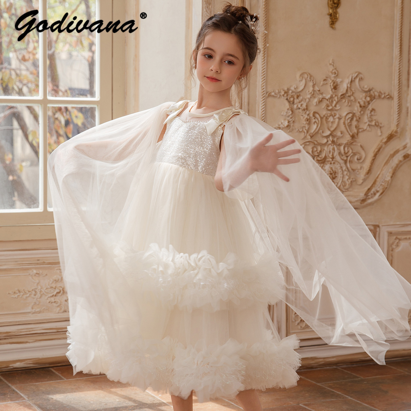 Baby Clothing High End - Süßes Mädchen-Prinzessinnenkleid 2026 Sommer Neu Hochwertiges